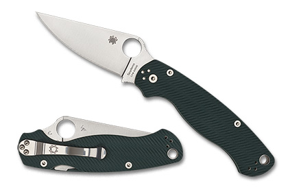 The Para Military  2 CPM S45VN Sprint Run  Knife shown opened and closed.