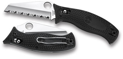 The D Allara Rescue  FRN Knife shown opened and closed.