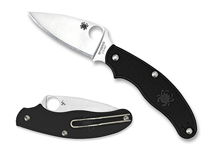 The UK Penknife™ Leaf Shape shown open and closed