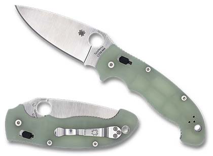 The Manix™ 2 XL Natural G-10 CPM M4 Exclusive shown open and closed