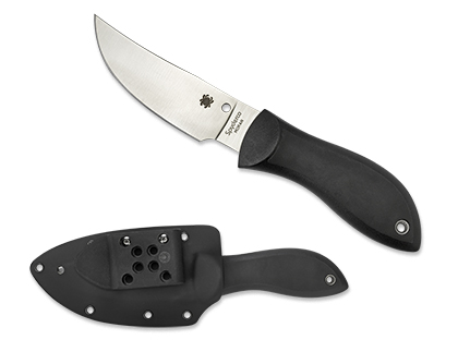 The Moran   FRN Kraton Upswept Knife shown opened and closed.