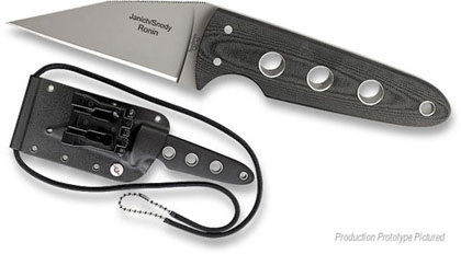 The Ronin  Knife shown opened and closed.