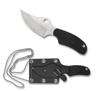 The ARK  FRN Black Knife shown opened and closed.