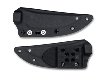 The Bow River  Boltaron  Sheath Knife shown opened and closed.