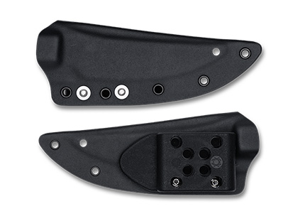 The Bow River™ Boltaron® Sheath shown open and closed