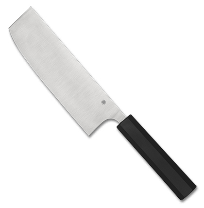 The Minarai  Nakiri Knife shown opened and closed.