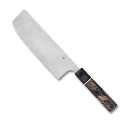 The Itamae  Nakiri Knife shown opened and closed.