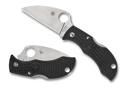 The Manbug  Wharncliffe Knife shown opened and closed.