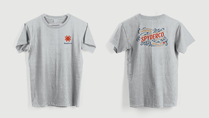 The Western T-Shirt  Ice Gray  Knife shown opened and closed.