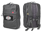 The Spyderco® X Vanquest® ADDAX-18 Backpack shown open and closed.