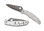 The Endura® 4 Ti Damascus shown open and closed.