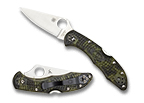 The Delica® 4 FRN Zome Green shown open and closed.