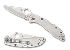 The Delica® 4 Stainless shown open and closed.