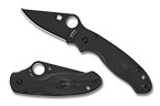 The Para® 3 Lightweight Black Blade shown open and closed.