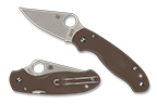 The PARA® 3 LIGHTWEIGHT BROWN CPM® 15V® SPRINT RUN® shown open and closed.