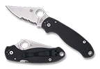 The Para 3 Carbon Fiber 52100 Exclusive shown open and closed.