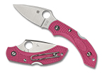 The Dragonfly™ 2 FRN Pink CPM S30V shown open and closed.