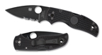 The Native® 5 FRN Black/Black Blade shown open and closed.