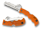 The Assist™ FRN Orange shown open and closed.