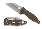 The YOJIMBO™ 2 BROWN G-10 CPM® 15V® SPRINT RUN® shown open and closed.