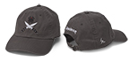The Hat Respect™ Gray shown open and closed.