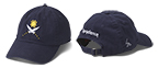 The Hat Respect™ Blue shown open and closed.