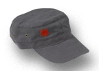 The Spyderco Military Gray Hat shown open and closed.