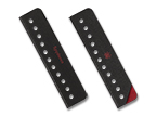 The SharpKeeper™ Blade Guard - Up to 4.5-inch (114mm) shown open and closed.